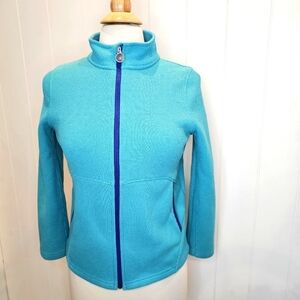 Spyder Youth Girls Full Zip Jacket Size XL Teal Purple